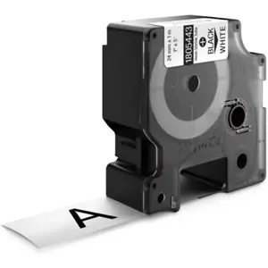 Tubo termoretrátil 3:1 RHINO 1805443 p/ cabos 6.0..11mm [Preto sobre Branco] 24mm x 1.5m