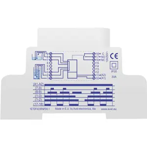 Relé de nível p/ controlo de bombeamento de poço para depósito - Modular (3M) 230VAC