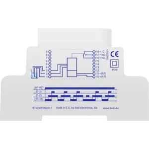 Relé de nível p/ controlo de enchimento de depósito - Modular (3M) 230VAC