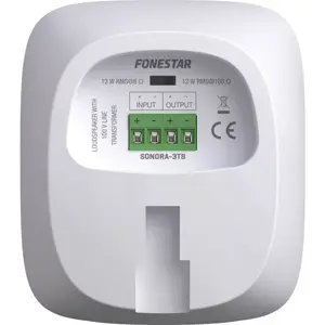 Coluna de parede para instalação de linha de 100V/8Ω 6.5'' 20W (12W RMS) - Branco