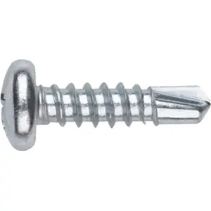 Conjunto de 40 tornillos de acero zincado autoperforantes PH2 - Ø4.2x19mm