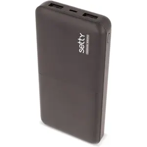 Powerbank 10.000mAh (2x USB-A) c/ LED de estado de capacidade