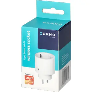 Tomada Inteligente Wi-Fi c/ medidor de consumo 3680W (compatível c/ Tuya)