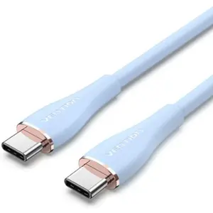 Cabo USB-C - USB-C Fast Charge PD 100W em silicone - azul - 1.5m