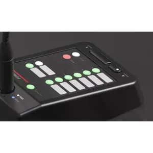 Microfone de zonas com mensagens gravadas para sistema ZONE-6