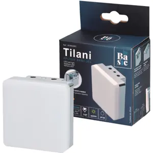 Aplique cuadrado para WC en LED 230VAC 4W 4000K IP44 - 75x75x35mm