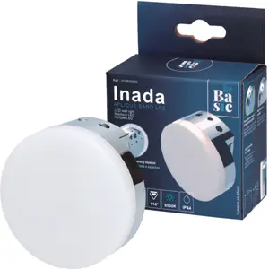 Aplique redondo para WC em LED 230VAC 4W 6500K IP44 - Ø75x35mm
