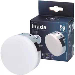 Aplique redondo para WC em LED 230VAC 4W 4000K IP44 - Ø75x35mm