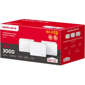 Sistema Mesh Wi-Fi 6 AX3000 - (Pack 3 Unid.) [650m²]