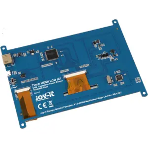 Ecrã tátil TFT 7'' 1024x600 (HDMI / Micro-USB) compatível c/ Raspberry