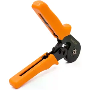 Alicate de cravar ponteiras autoajustável 0.25...6mm² - hexagonal  [6 lâminas]