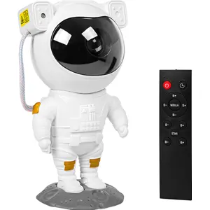 Candeeiro projector de estrelas formato Astronauta - 5V USB [Recondicionado]
