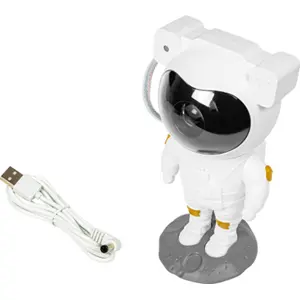 Candeeiro projector de estrelas formato Astronauta - 5V USB [Recondicionado]