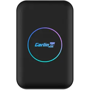 Adaptador universal CarlinKit 5.0 Wireless sem fio c/ Android 10.0 integrado p/ CarPlay e Android Auto