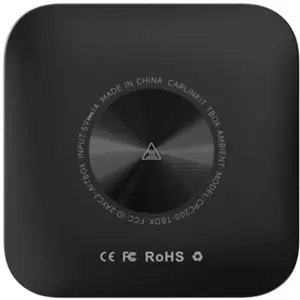 Adaptador universal CarlinKit 5.0 Wireless sem fio c/ Android 13.0 (4+64Gb) integrado p/ CarPlay e Android Auto