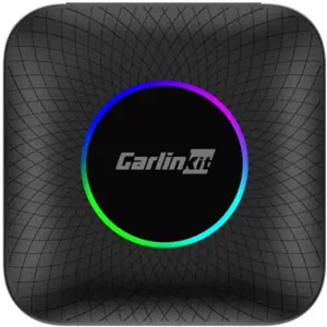 Adaptador universal CarlinKit 5.0 Wireless sem fio c/ Android 13.0 (4+64Gb) integrado p/ CarPlay e Android Auto