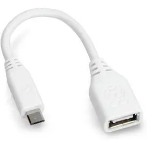 Cabo adaptador OTG Raspberry Pi oficial USB-A fêmea «» Micro-USB macho - 15cm