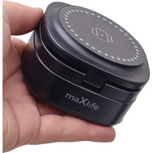 Estação de carregamento Wireless 3-em-1 de viagem 15W para dispositivos Apple (MagSafe) - preto