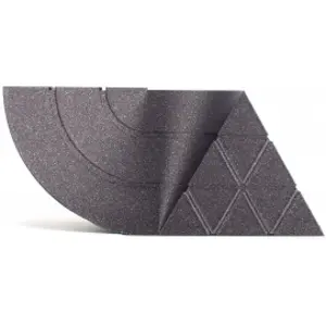 Rolo de filamento de impressão 3D em PLA de 1.75mm - Preto GLITTER - 1000g