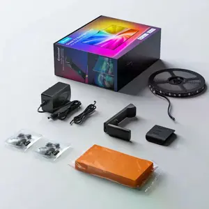 Luz de fundo inteligente para TV (55-65'') RGBIC+W c/ câmara de captura de cores