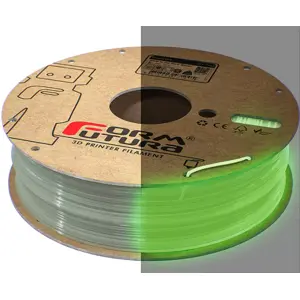 Rolo de filamento de impressão 3D em PLA de 1.75mm - Verde fluorescente - 750g