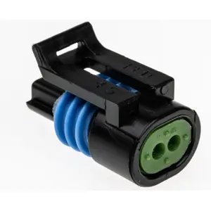 Ficha automotiva Metri-Pack 150.2 Pull-To-Seat - 2 pinos fêmea - Delphi 12162193