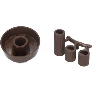 Botón universal para cocina - marrón
