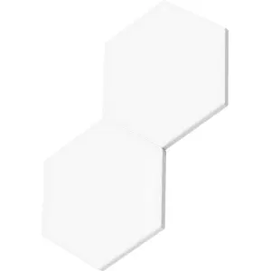 Paneles LED RGBIC hexagonales enlazables e inteligentes (WiFi + BT) - Kit 10 Uni.
