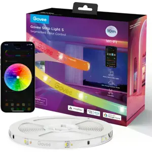 Fita de LEDs RGBICW Inteligente (WiFi + BT) com revestimento protetor - 10m
