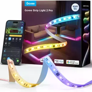 Tira de LEDs RGBICWW inteligente (WiFi + BT y Matter) - 5 m
