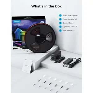 Fita de LEDs RGBICWW inteligente (WiFi + BT) p/ Exterior - 10m