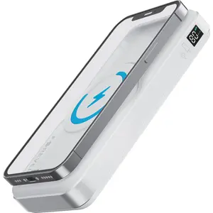 Powerbank 3-em-1 com carregamento sem fios Qi (MagSafe) + AirPods e Apple Watch – 10.000mAh