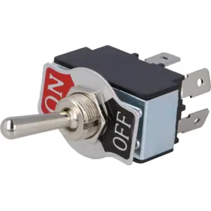 Interruptor de alavanca 2 posição estáveis - ON-OFF - 250VAC 20A DPST (4 pinos)