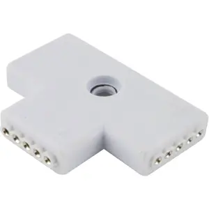 Adaptador em ''T'' de ligação 5 pinos para RGB+W