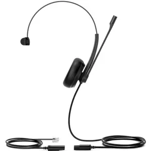 Auscultador headset de Call Center mono para telefone - RJ9