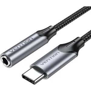 Adaptador áudio USB-C macho «-» Jack 3.5mm fêmea 4-pin - 10cm