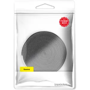 Fita velcro preta p/ organização de cabos - 3m