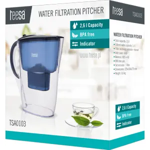 Jarro purificador de água 2.6L + 1 Filtro