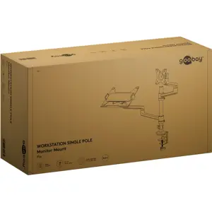 Soporte de mesa articulable para monitor de 17'' a 32'' y portátil de 11.6'' a 17.3''