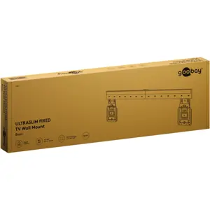 Suporte de parede fixo para LCD de 43'' a 100'' (109 a 254 cm) - Ultraslim