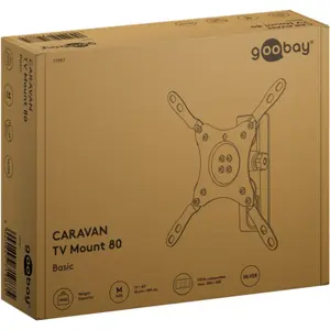 Suporte de parede de caravana ajustável para LCD de 13'' a 43'' (33 a 109 cm)