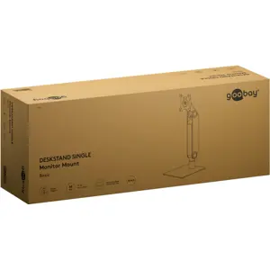Suporte de mesa c/ pé para monitor de 17'' a 32'' (43 a 81 cm) - c/ mola a gás
