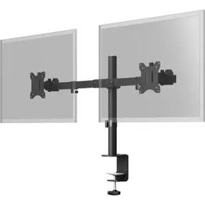 Suporte de mesa fixo para 2 monitores de 17'' a 32'' (43 a 81 cm)