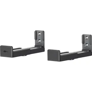 Soporte universal de pared para Soundbar de 90 a 154mm - Negro