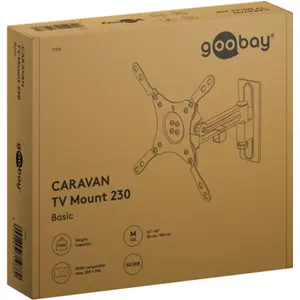 Suporte de parede de caravana articulado para LCD de 13'' a 43'' (33 a 109 cm)