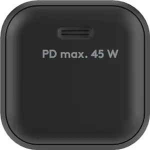 Cargador GaN 1×USB-C PD (45W) Nano - Negro