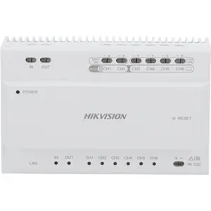 Distribuidor para edifícios p/ Videoporteiros modulares 2 fios HD (2+4 canais)