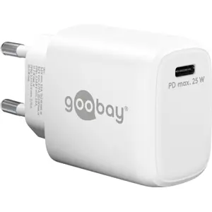 Cargador GaN 1×USB-C PD (25W) - Blanco