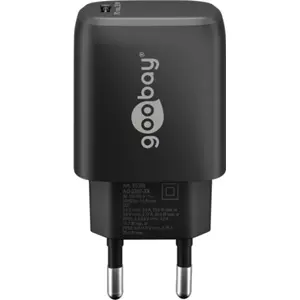 Carregador GaN 1×USB-C PD (25W) - Preto