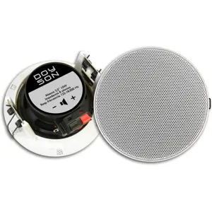 Kit de altifalantes amplificados de embutir 3.5'' 2x10W c/ Bluetooth+FM